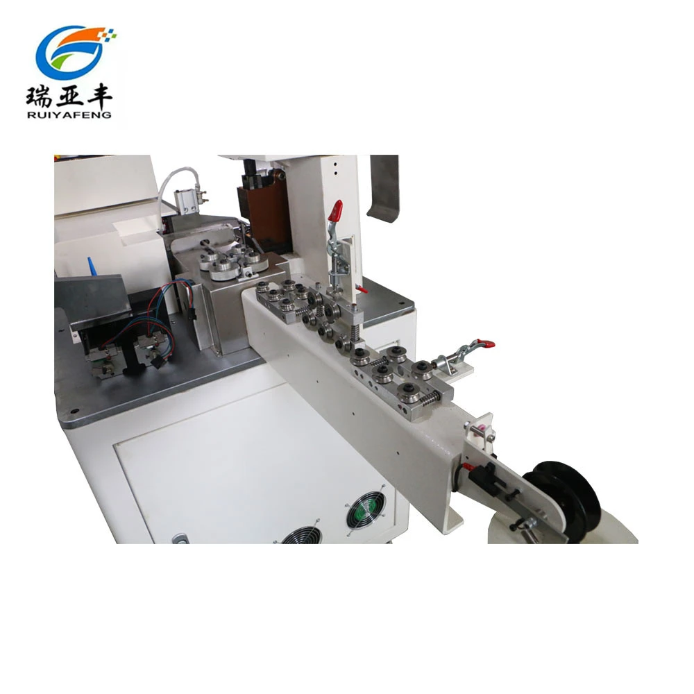Wire terminal crimper electric wires cables stripping&amp;cutting full automatic single ends terminal crimping machine