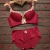 Import Women Sexy Embroidery Lace Lingerie Underwear and Push Up Half Cup Padded Bra and Briefs Set from China