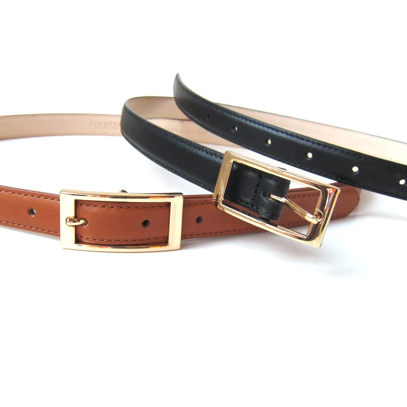 Womens belt customized stylish lady leather strap