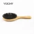 Import Wood Handle Hair Brush Natural Boar Fluffy Bristle Anti Loss Comb Hairdressing Barber Tool Teasing Bristle Salon Hairbrush from China