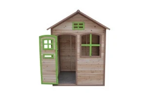 wooden children&#39;s cubby playhouse