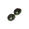 Wooden Ebony Beads, color black, size 7x14mm, weight approx 1.05 grams BWEBN0005