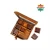 Import Wooden Spice Box With 9 Container & With Spoon from India