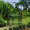 wrought iron garden arch with gate LMGRG-51002