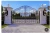 Import wrought iron garden main gate designs for exterior entry door from China