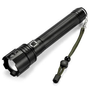 XHP90.2 Tactical Emergency Aluminum USB Rechargeable 18650 26650 Battery Powerful Zoom LED Flashlight