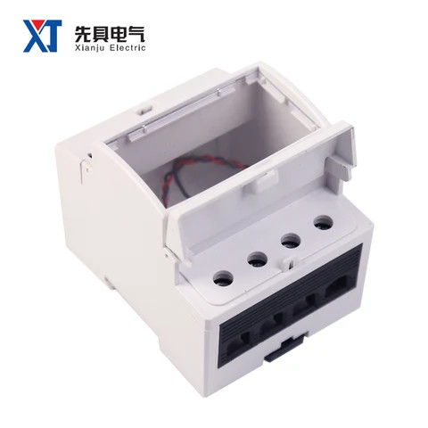 XJ-15 Single Phase Electric Energy Meter Housing Shell Manufacturer 4P Anti Flaming ABS PC Material Customization