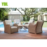 YDL rattan sofa set armrest sofa chairs garden outdoor furniture