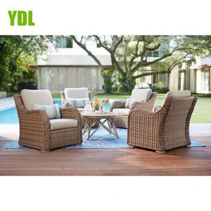 YDL rattan sofa set armrest sofa chairs garden outdoor furniture