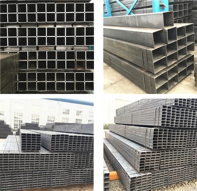 Youfa Factory Q235 square and rectangular hollow section 1 inch carbon black steel square tube