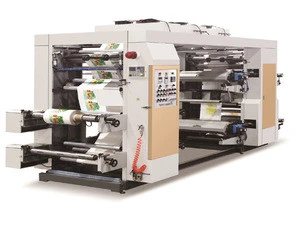 YT-4600 Four colors flexographic printing roll film machine