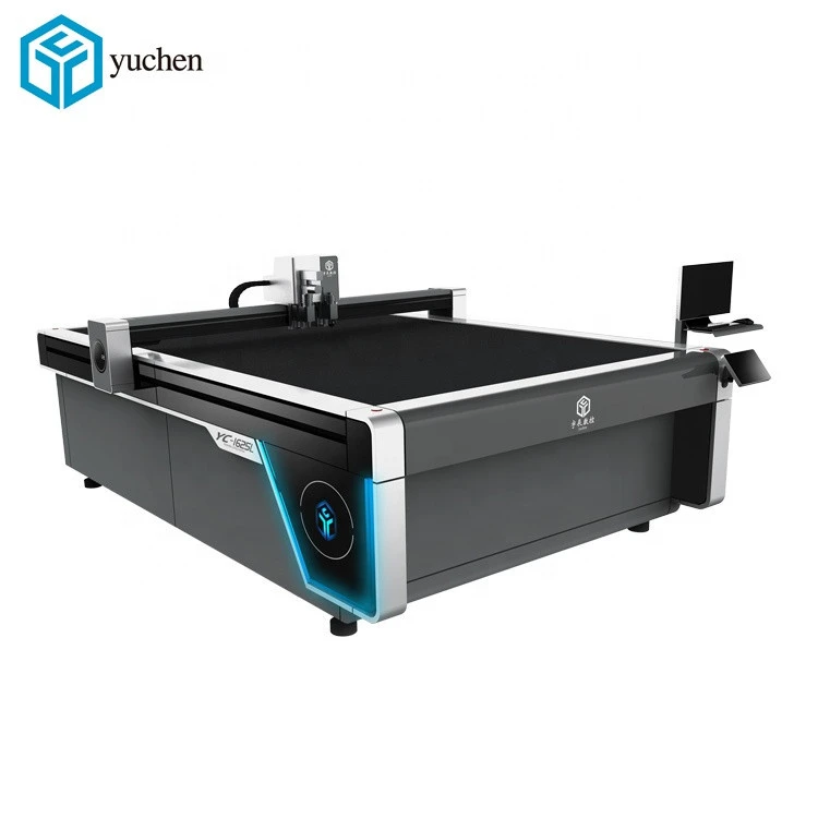 Yuchen CNC intelligent plastic PVC  mat cutter cutting machine for customizable