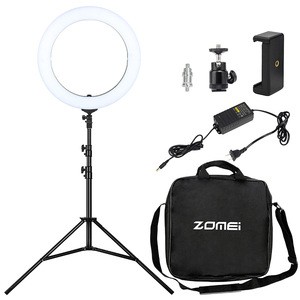 Zomei 18 inch diommable photographic lighting,  LED video ring light, make up led light