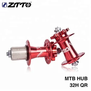 ZTTO Bicycle Hub Disc Brake MTB Mountain 2 Bearing Hub 32H Hole 36 clicks quick release QR 100 135 with QR