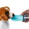 $ 0.01 sample fee Portable leak proof pet water dispenser water bottle with filter for dogs and cats outdoor travel
