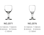 Clear Soda-Lime Glass Bordeaux Wine Glasses Goblet Wine Drinking Glass Machine Made Wine Glass For Restaurant Hotel