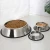 Import Nontoxic Tasteless And Nonslip Stainless Steel Pet Bowl With Silicone Rubber Base from China