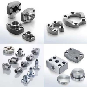 Hydraulic flanges designed to ISO 6162 and SAE J518C