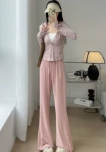 Women's Summer Thin Ice Silk Pants