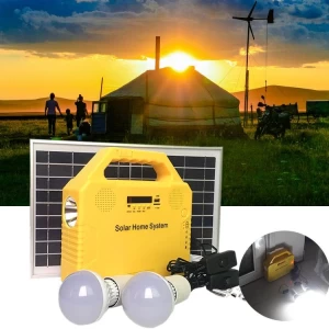 Mini solar lighting kit