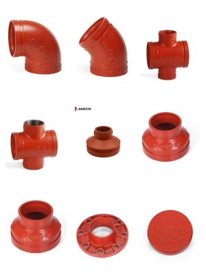 Grooved fire protection pipe fittings