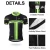 Import INBIKE Cycling Jersey Mens Set Reflective Breathable Biking Outfit Quick-Dry Bib Bicycle Jersey with 3D Padded Shorts from China