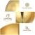 Import OEM ODM Manufacturer Stainless Steel Mixing Bowls Set, Gold Salad Serving Bowls for Kitchen from China