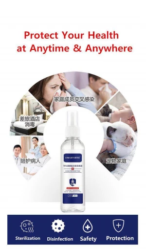  100Ml 75% Concentration Sprayer Alcohol Disinfectant