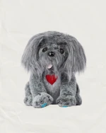 Sparkle the Rescue Dog® Stuffed Dog Piggy Bank for Kids