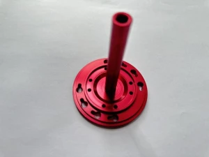 Aluminum, red anode, oil injector assembly 3