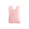 YLELY - Factory Price Pink Rose Quartz Gua Sha Tool Wholesale Concaved Shape