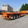 Forest Wooden Log Transport Semi Trailer Timber Truck Trailers Wood/log/timber Loading Flatbed Semi Trailer