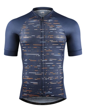 INBIKE Mens Cycling Jersey 3 Rear Pockets Moisture Wicking Short Sleeve Quick Dry Reflective Biking Shirts