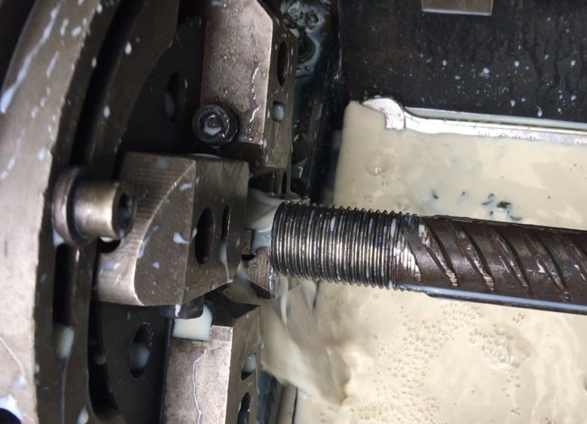 Buy Rebar Rib Peeling And Thread Rolling Machine Rebar Coupler ...