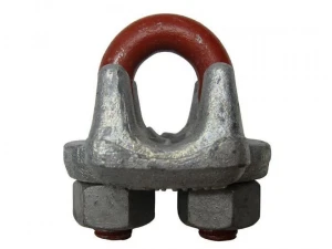 G450 u.s type drop forged wire rope clips,hot dip galv.