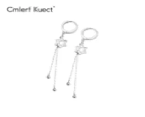 Cmierf Kuect six-pointed star earrings CK-SS199