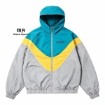 Custom Men’s Hooded Windbreaker Jacket Lightweight Waterproof Zip-Up Sports Wear