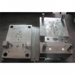 Auto dashboard decorative long bar and button plastic injection mold