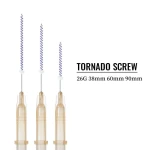 Korea Beauty Safety Pdo Tornado Screw  26G 27G 38mm Face Lifting Threads