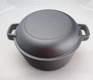 pre-seasoned cast iron combo cooker