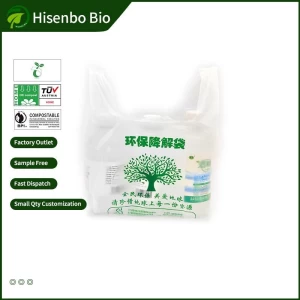 Supermarket Shopping Fruit Store Bags Convenience Wholesale Plastic Vest Bags Takeaway Bags