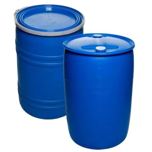 200 Liter plastic PP HDPE 55 gallon blue drum for chemical/oil/water plastic durm