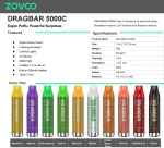 ZOVOO Dragbar 5000 Puffs hot selling