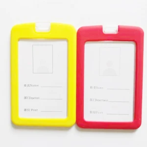 Environmental Silicone ID Card Badge Holder with Standard Lanyards