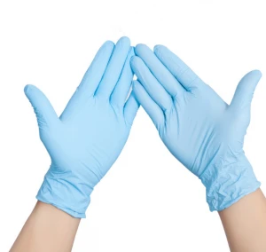 Low price Powder free Nitrile Gloves CE FDA