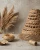 Import Handmade Palm Leaf Lampshade – Boho Woven Pendant Light – Natural Fiber Hanging Lamp – Mediterranean Home Decor – Whole from Tunisia