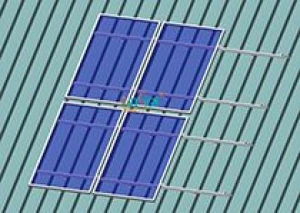 OEM metal tin roof solar mounting systems from china aluminum solar panel mounting structure