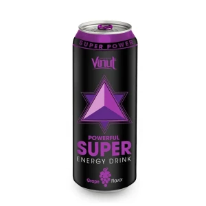 500ml Powerful Super Energy Drink With Grape Flavor VINUT Free Sample, Private Label, Wholesale Suppliers (OEM, ODM)