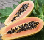 Golden orange King coconuts & Red Papaya