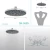 Import High quality Wall Mounted Adjustable Stainless Steel Waterfall Shower Set with Chrome Soap Dish from China